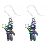 Iridescent SpaceEarrings (Dangles) - astronaut