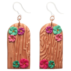 Aurora Clay Dangles Hypoallergenic Earrings for Sensitive Ears Made with Plastic Posts