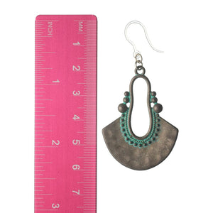 Aztec Bib Dangles Hypoallergenic Earrings for Sensitive Ears Made with Plastic Posts