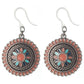 Aztec Stone Flower Dangles