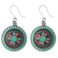 Aztec Stone Flower Dangles