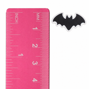Bat Outline Studs Hypoallergenic Earrings for Sensitive Ears with Plastic Posts