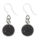 Bezel Faux Druzy Earrings (Dangles)