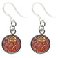 Bezel Faux Druzy Earrings (Dangles)