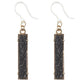 Faux Druzy Bar Dangles