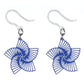 Star Dancer Dangles Hypoallergenic Earrings for Sensitive Ears Made with Plastic Posts