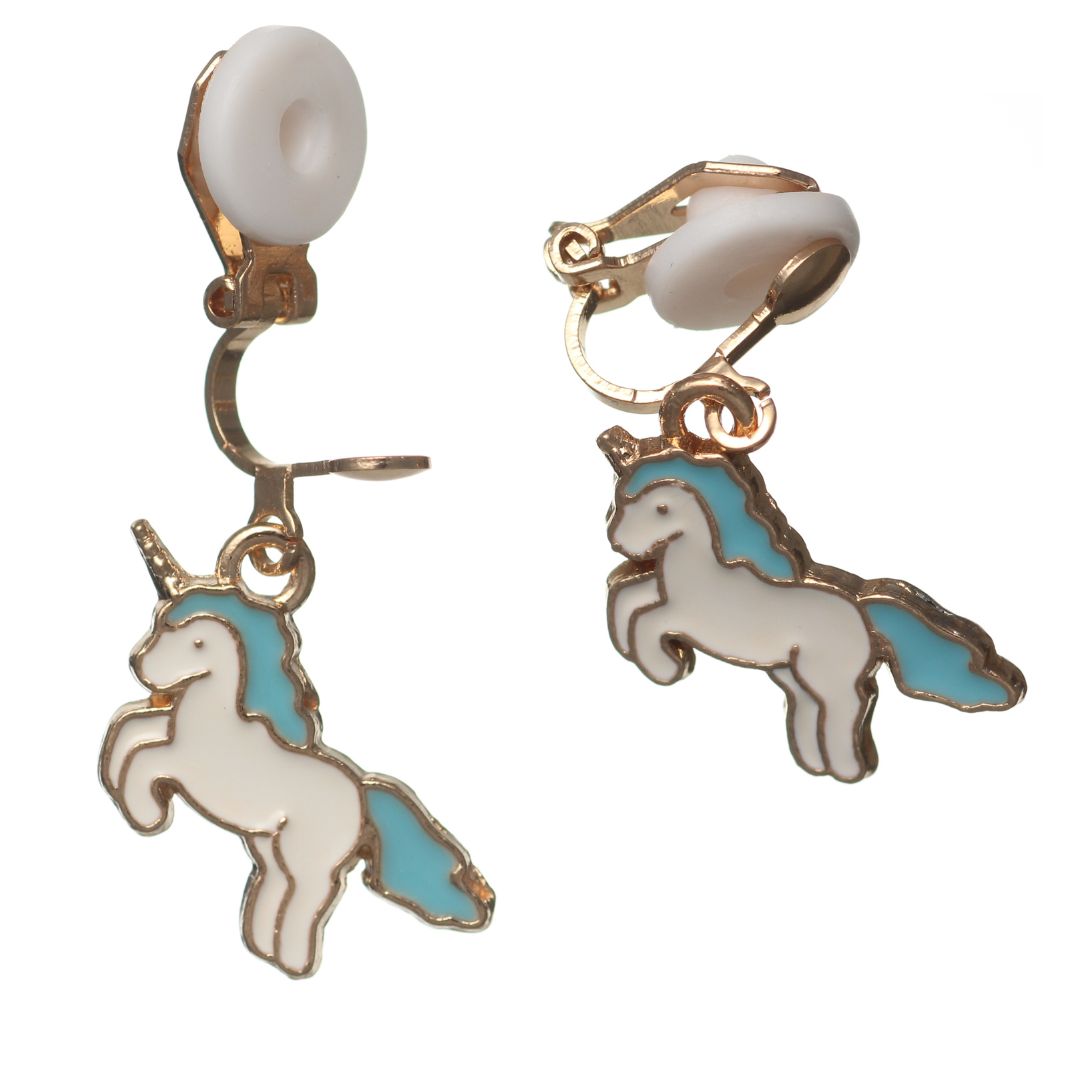 Unicorn Clip-on Earrings