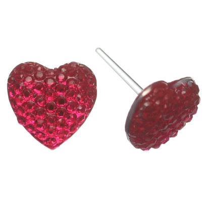 Bubble Heart Studs