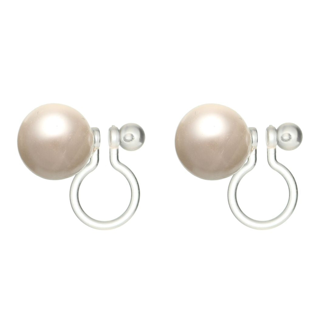 CLIP-ON Faux Pearl Earrings