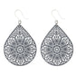 Joyful Tear Earrings (Dangles) - cadet blue