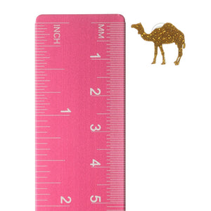 Camel Studs Hypoallergenic Earrings for Sensitive Ears Made with Plastic Posts