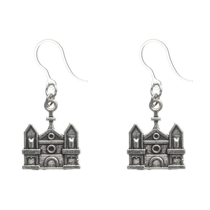 Church Dangles Hypoallergenic Earrings for Sensitive Ears Made with Plastic Posts