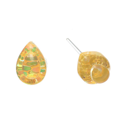 Confetti Teardrop Studs