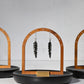 Dainty Feather Dangles Hypoallergenic Earrings for Sensitive Ears with Plastic Posts