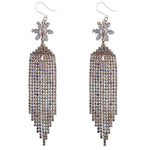 Exaggerated Dripping Flower Bling Earrings (Dangles)