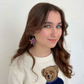 Exaggerated Fireworks Dangles Hypoallergenic Earrings for Sensitive Ears with Plastic Posts