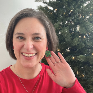 Exaggerated Ugly Christmas Sweater Dangles