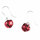 Festive Jingle Bell Earrings - large - red