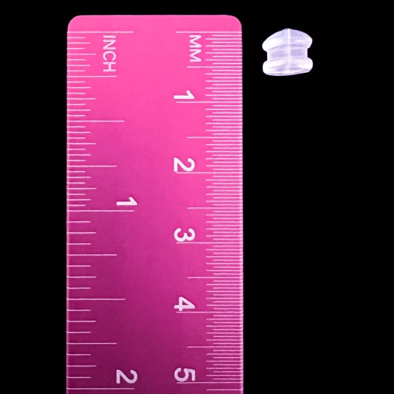 Earring back - large with ruler