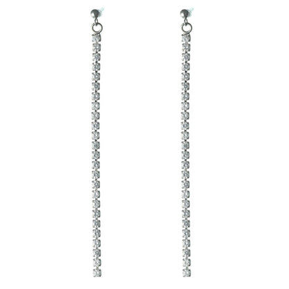 Faux Diamond Drip Dangles