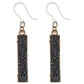 Faux Druzy Bar Dangles