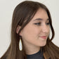 Faux Druzy Raindrop Dangles Hypoallergenic Earrings for Sensitive Ears with Plastic Posts