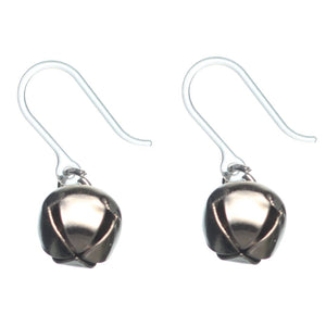 Festive Jingle Bell Dangles Hypoallergenic Earrings for Sensitive Ears Made with Plastic Posts
