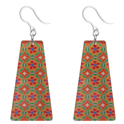 Fiesta Tile Earrings (Dangles)