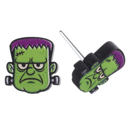  Frankenstein Monster Earrings (Studs) 