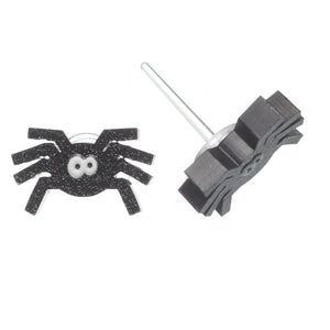 Friendly Spider Studs Hypoallergenic Earrings for Sensitive Ears Made with Plastic Posts