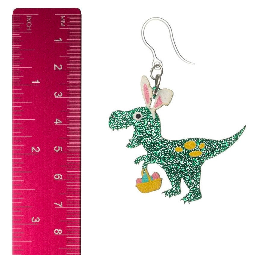 Exaggerated T-Rex Easter Easter (Dangles) - size