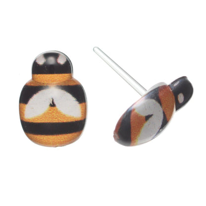 Glassy Bee Studs