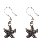 Glittery Starfish Earrings (Dangles)
