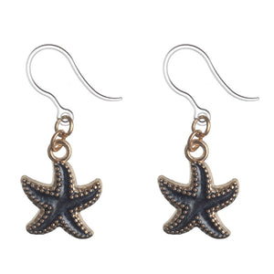 Glittery Starfish Earrings (Dangles)