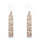 Intricate Metallic Drop Earrings Dangles