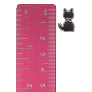 Gold Rimmed Cat Studs