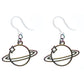 Iridescent SpaceEarrings (Dangles) - hollow planet