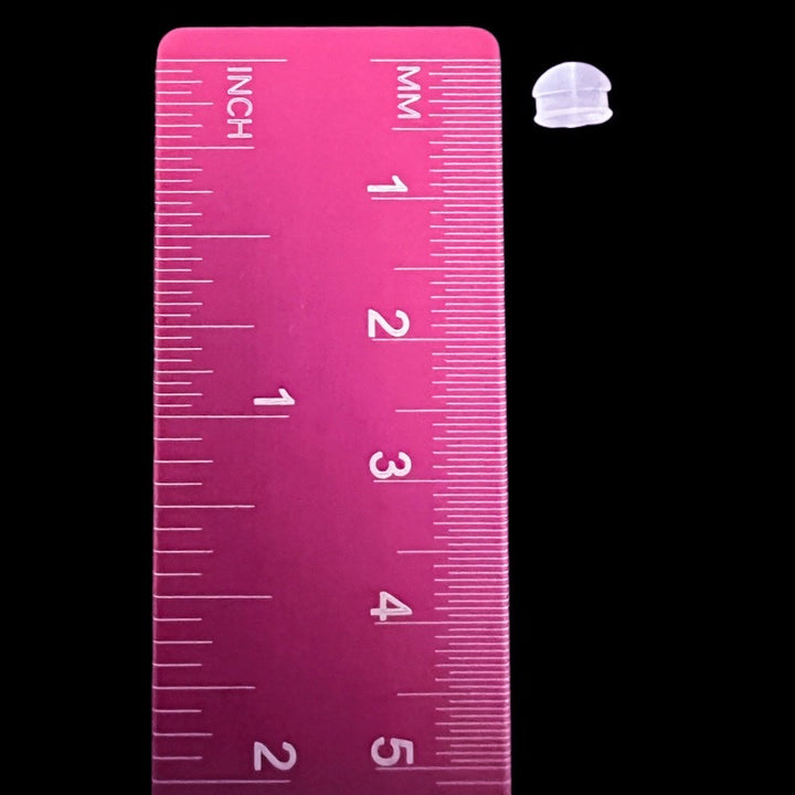 Earring back - small with ruler