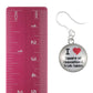I Love Logic Earrings (Dangles) - square of opposition and truth tables - size
