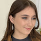 Infinity Loops Dangles Hypoallergenic Earrings for Sensitive Ears with Plastic Posts