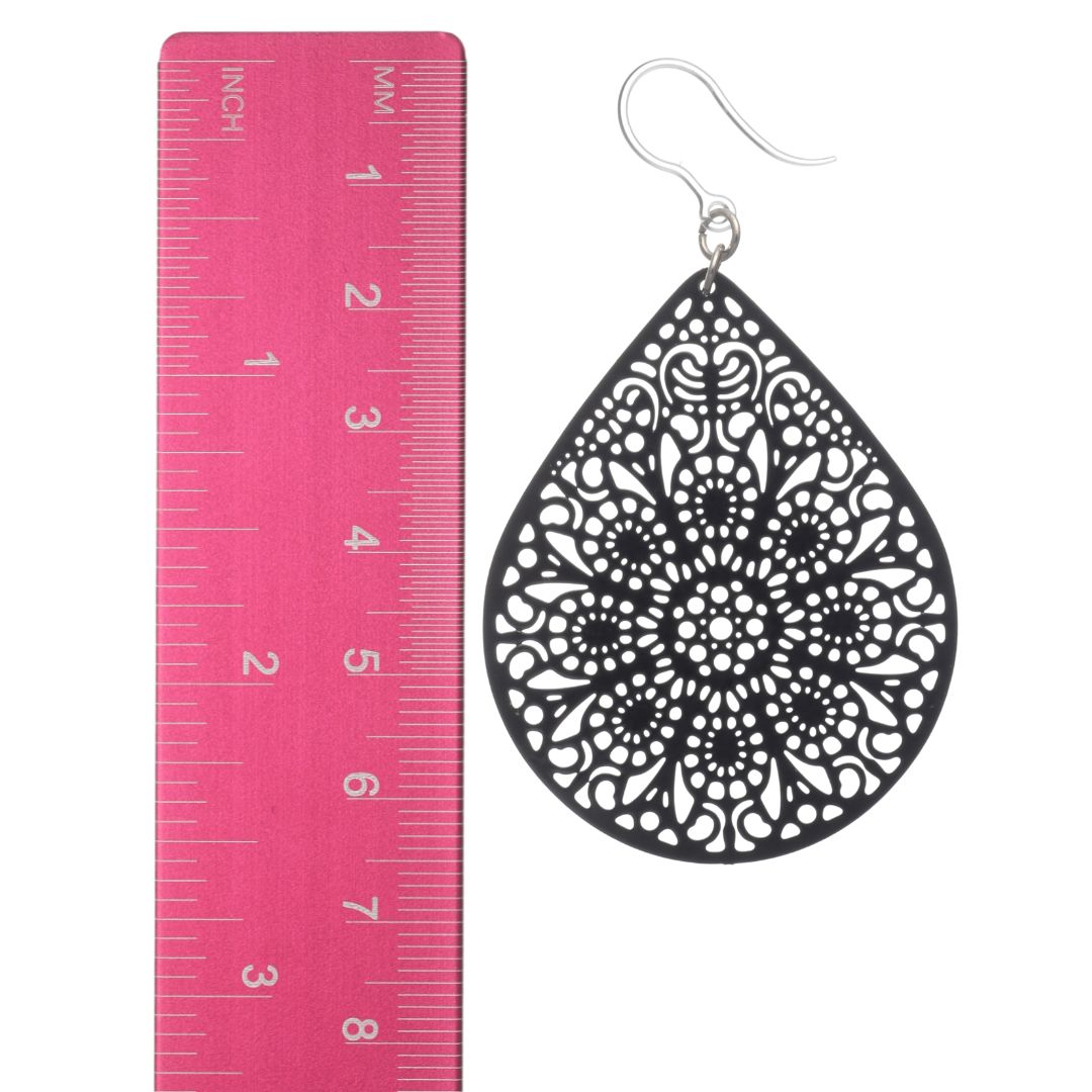 Joyful Tear Earrings (Dangles) - size