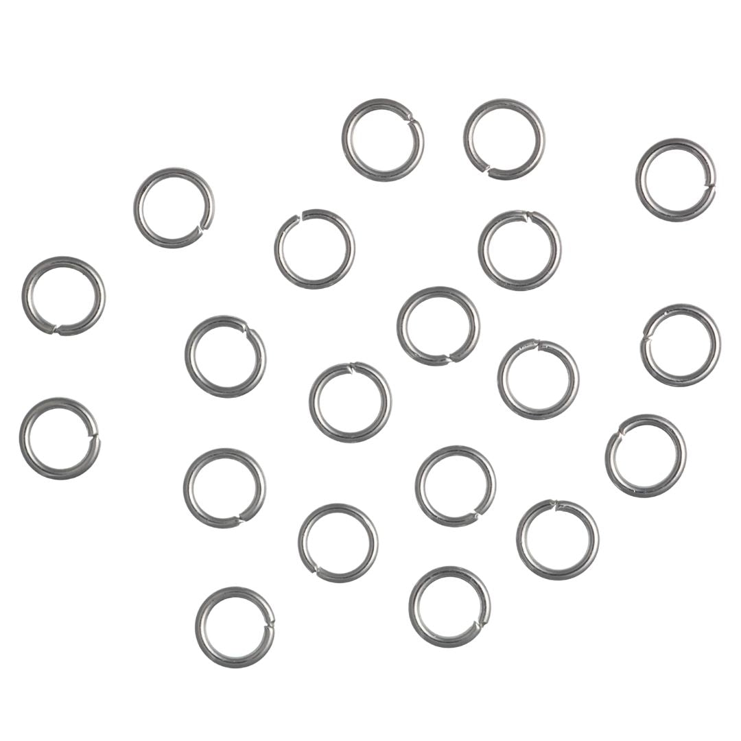 Jump Rings - silver 6mm