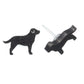 Labrador Retriever Dog Glitter Studs