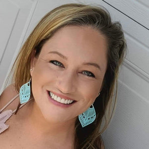 Large Peacock Dangles Lifestyle