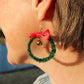 Christmas Wreath Bell Dangles