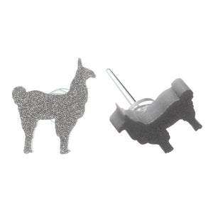 Llama Studs Hypoallergenic Earrings for Sensitive Ears Made with Plastic Posts