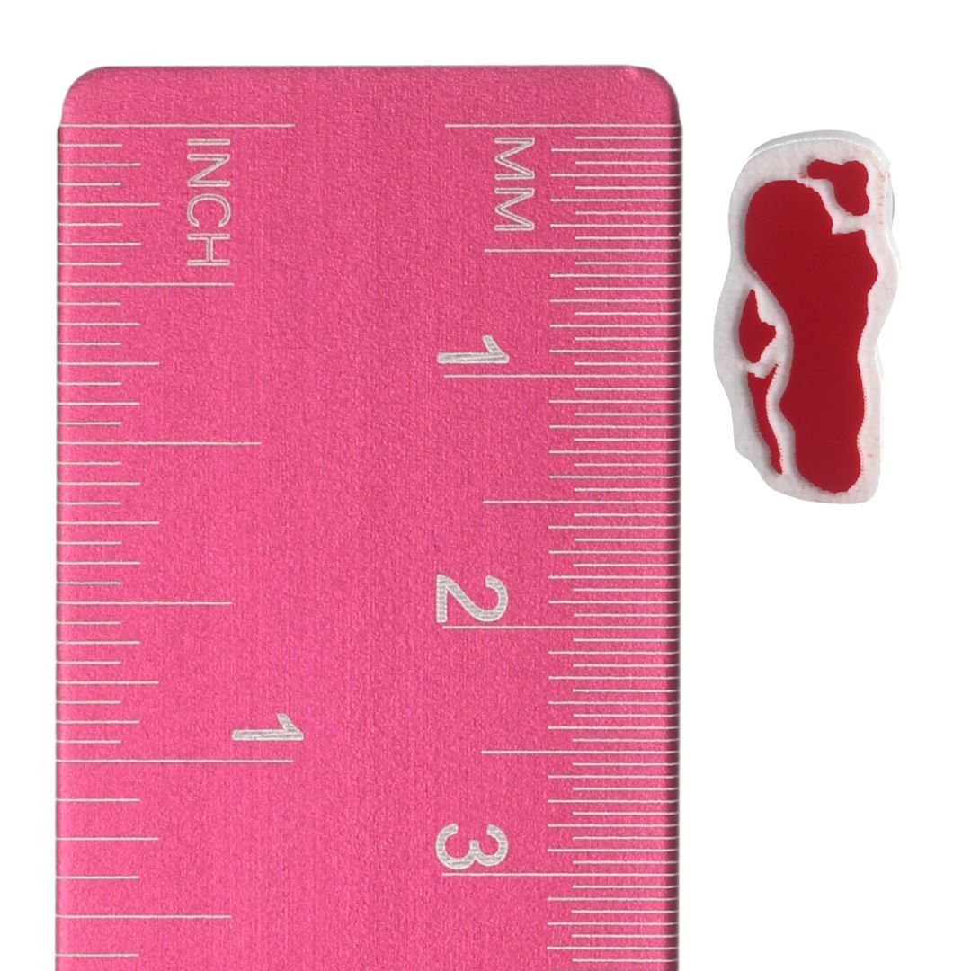 Meat Earrings (Studs) - size