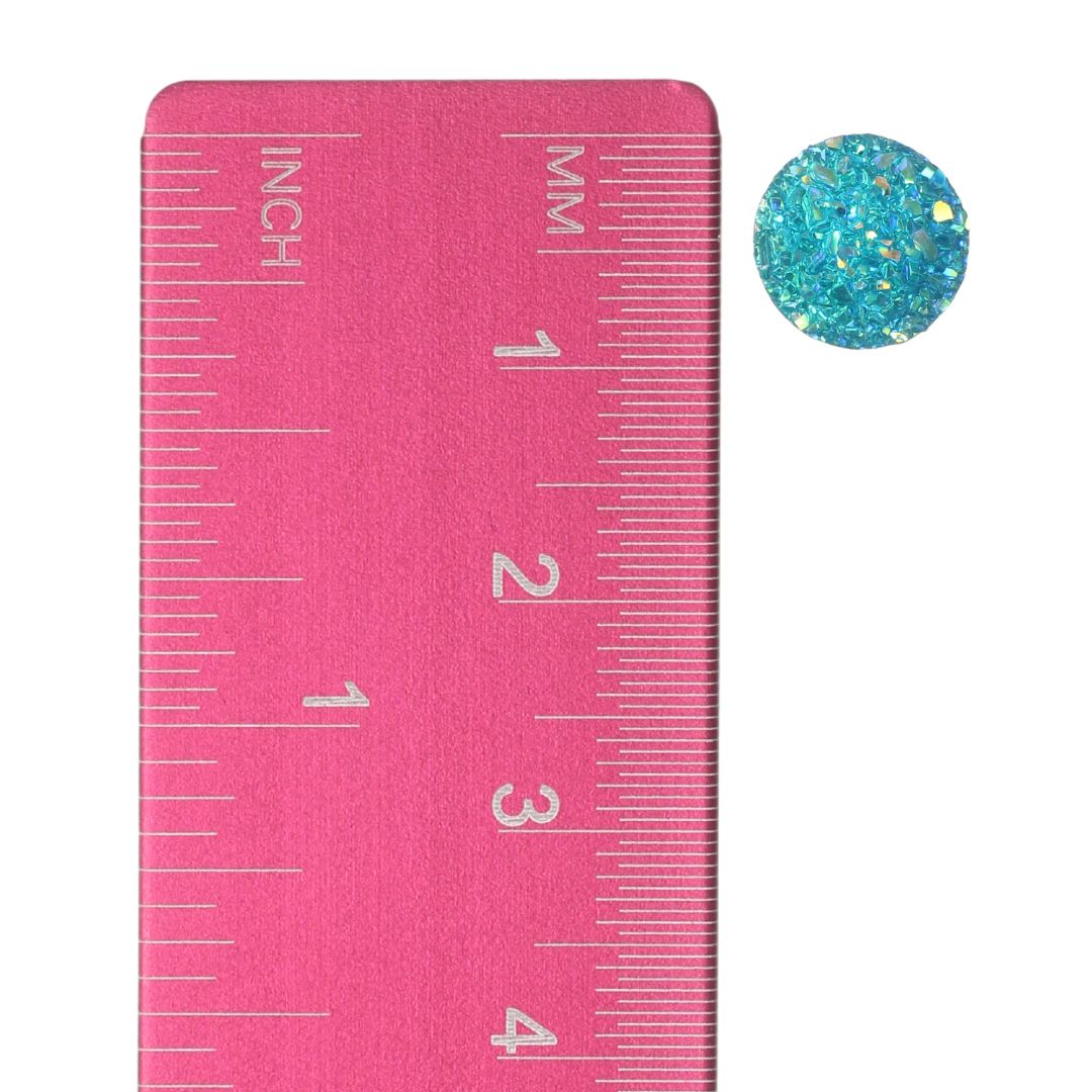 Medium Faux Druzy Earrings (Studs) - size