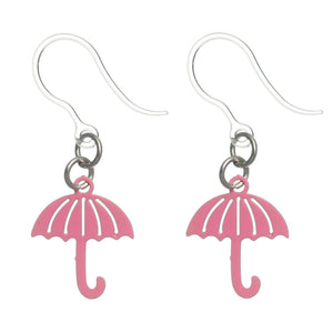 Umbrella Earrings (Dangles) - pink