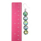 Exaggerated Monet Artwork Dangles Hypoallergenic Earrings for Sensitive Ears Made with Plastic Posts